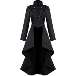 Vintage Steampunk Női Kabát – viktoriánus gothic frakk