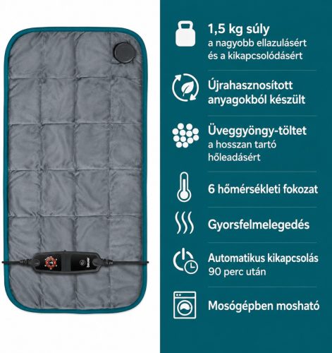 Beurer HK 145 Cosy Weight súlyozott melegítőpárna – 1500 g súllyal, 60x30 cm 1x Próbált