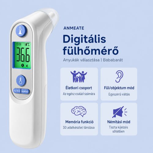 ANMEATE FC-IR109 érintésmentes infravörös hőmérő