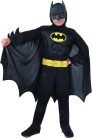 Ciao Batman Classic gyerek jelmez – hivatalos DC Comics, 5–7, 3–4 éveseknek, szürke/fekete, párnázott izmokkal