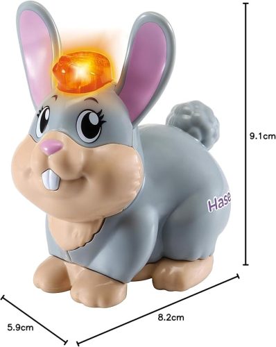 VTech Tip Tap Baby Tiere – Húsvéti Húzónyuszi Interaktív Játék, Német nyelvű