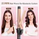 BESTOPE PRO 25 mm-es hajsütővas – antisztatikus turmalin-kerámia bevonat, 80–230°C, gyors felmelegedés