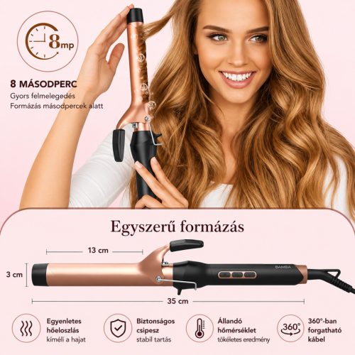 BESTOPE PRO 25 mm-es hajsütővas 