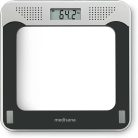 medisana PS 425 beszélő személymérleg - 180 kg, fekete/szürke, -1x próbált