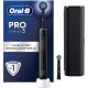 Oral-B Pro Series 3 Plus elektromos fogkefe – 360° nyomásérzékelővel, 3 db pótfejjel, fekete színben