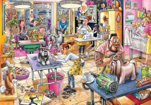 Wasgij Mystery 23 – „Kutyaszalon” 1000 darabos puzzle