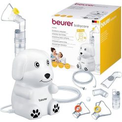   Beurer IH 24 Kids gyermek inhalátor – folyékony gyógyszerek porlasztásához, gyerekbarát design, 6 hónapos kortól, nagy teljesítményű porlasztás és gyors inhaláció, érzékeny bőrre való szilikon maszkkal