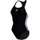 Arena női egyrészes úszódressz – Icons Racer Back Solid, fekete, 40-es méret