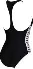 Arena női egyrészes úszódressz – Icons Racer Back Solid, fekete, 40-es méret