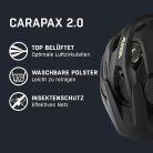 ALPINA Carapax 2.0 bukósisak matt fekete, neon sárga 52-57 cm