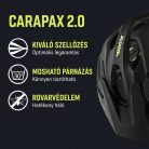 ALPINA Carapax 2.0 bukósisak matt fekete, neon sárga 52-57 cm