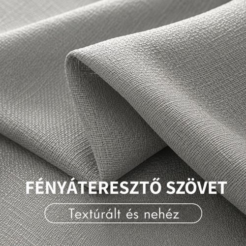 MIULEE 2 db-os áttetsző poliészter vászon függöny fűzőlyukakkal