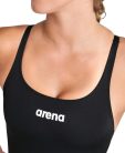 Arena női egyrészes fürdőruha – Team Swim Pro Solid, fekete 36-os méretben