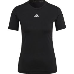 Adidas edzős póló Techfit fekete, XS