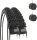 Ecovelò Unisex gyermek 2 db 20 x 1,95 (50-406) gumiabroncs + kamrák, fekete