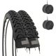Ecovelò Unisex gyermek 2 db 20 x 1,95 (50-406) gumiabroncs + kamrák, fekete