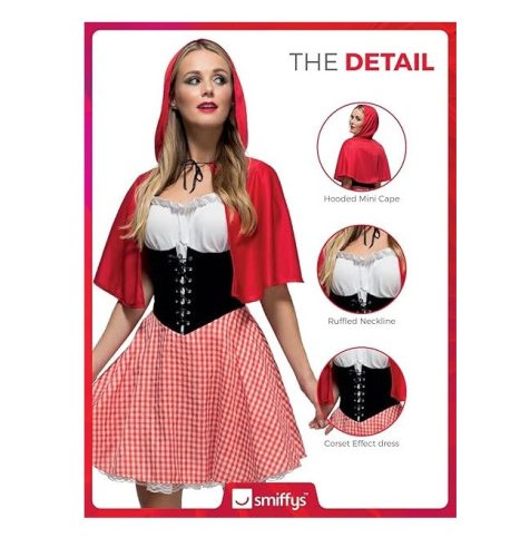 Piroska Jelmez, Piros Színben, M Méret