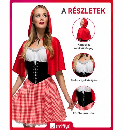 Piroska Jelmez, Piros Színben, M Méret