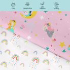 Bimocosy gumis lepedők babaágyba 60 x 120 cm( 4 db -os szett)