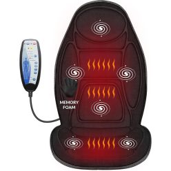   Snailax memóriahabos ülésmasszírozó hát- és derékmasszázzsal, hőfunkcióval