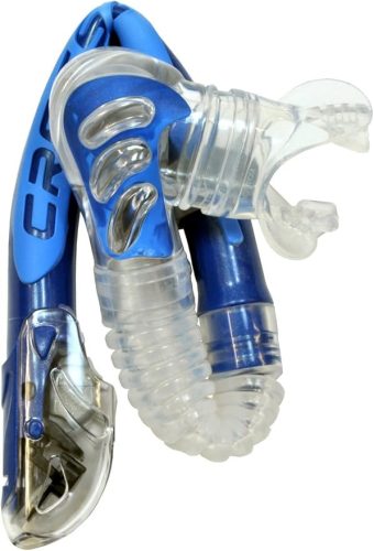 Cressi Alpha Ultra Dry – Szárazszájú Pipa – Ideális Snorkheléshez, Apnoéhoz és Búvárkodáshoz