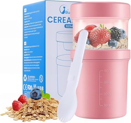 Bugucat MüSlibecher elvitelre való joghurtos bögre 560 ml + 360 ml