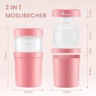 Bugucat MüSlibecher elvitelre való joghurtos bögre 560 ml + 360 ml