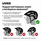 Uvex Kid 3 gyermek kerékpáros sisak