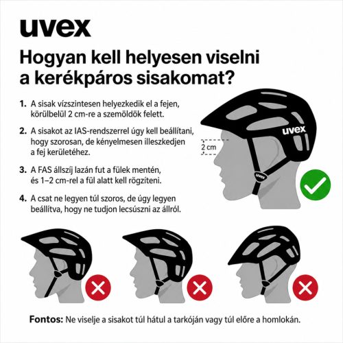Uvex Kid 3 gyermek kerékpáros sisak