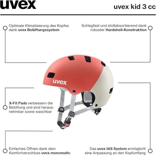 Uvex Kid 3 Cc Solid gyermek kerékpáros sisak