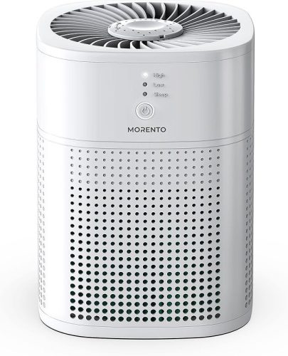 MORENTO hálószobába való légtisztító aromaterápiával, HEPA légszűrővel