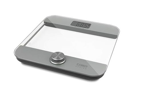 CASO Body Energy Ecostyle – design személymérleg, akkumulátor nélküli működés, üvegfelület, 180 kg kapacitás, 
