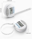 RENPHO Metro a Nastro Smart – okos testmérő szalag Bluetooth kapcsolattal, testkörfogat, izomtömeg és fitness-eredmények mérése, inch és cm, 