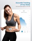 RENPHO Metro a Nastro Smart – okos testmérő szalag Bluetooth kapcsolattal, testkörfogat, izomtömeg és fitness-eredmények mérése, inch és cm, 