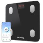 RENPHO Elis 1 Bluetooth testzsírmérleg, intelligens digitális fürdőszobai testsúlymérleg, vezeték nélküli BMI-mérleg okostelefon-alkalmazással