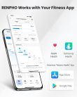 RENPHO Elis 1 Bluetooth testzsírmérleg, intelligens digitális fürdőszobai testsúlymérleg, vezeték nélküli BMI-mérleg okostelefon-alkalmazással