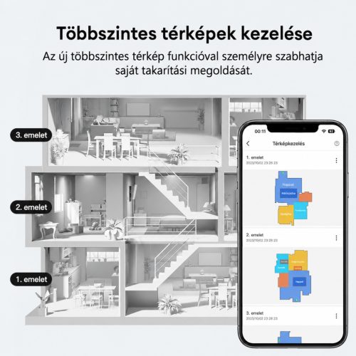 Ultenic T10 Pro robotporszívó felmosóval