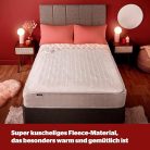 Silentnight Comfort Control sérült hőszabályozós melegítő ágybetét 150 x 160 cm-Sérült-esztétikai hibás