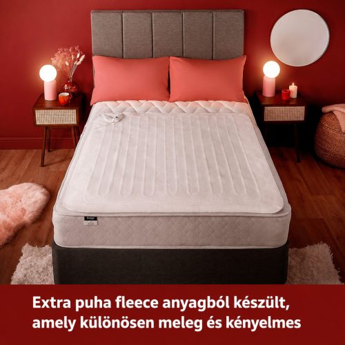 Silentnight Comfort Control sérült hőszabályozós melegítő ágybetét 150 x 160 cm-Sérült-esztétikai hibás