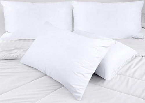 Utopia Bedding Vízálló Cipzáras Párnahuzatok - 4 Darab Csomag | 50 x 70 cm
