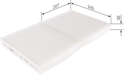 Bosch M5064 utastéri pollenszűrő és porszűrő – standard kivitel