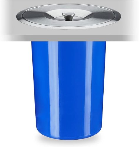 Pultra helyezhető szemetes, 8 literes