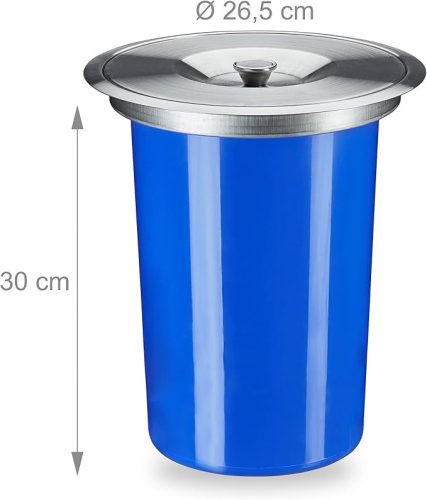 Pultra helyezhető szemetes, 8 literes