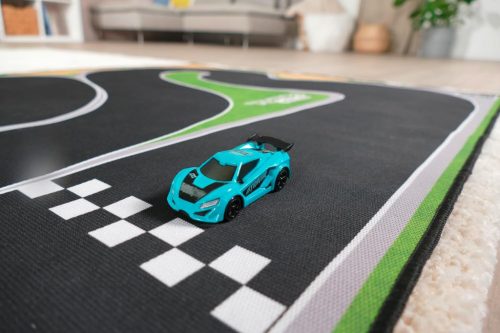 Carson Nano Racer Striker RC Autó 1:60 – 2,4 GHz Távirányítós Versenyautó, Türkiz