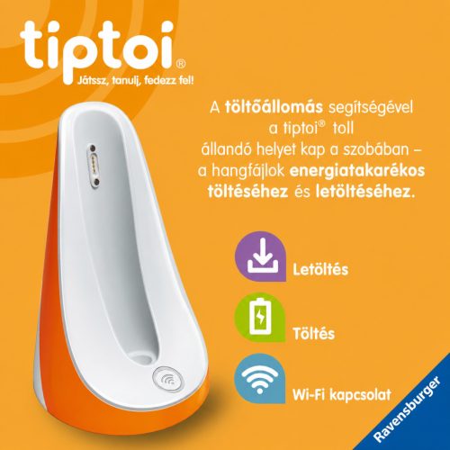 Ravensburger tiptoi Starter-Set Plus 00159 – Interaktív Toll, Gyermekdalos Könyv és Töltőállomás