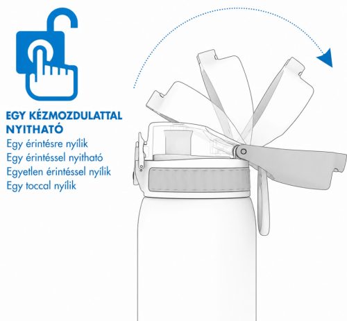 Ion8 gyermek kulacs, 400 ml, piros