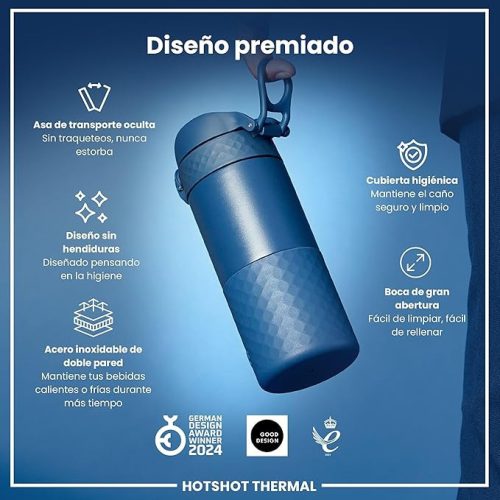 ion8 Elviteles Termosz , Szivárgásmentes kulacs 360 ml