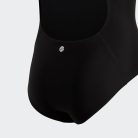 Adidas lány egyrészes fürdőruha – fekete-fehér, kis logóval, 170 cm-es méret