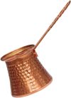 SHERCHPRY Török Kávéfőző (Cezve / Briki) – kézzel készített kalapált réz kanna, 320 ml