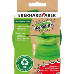   Eberhard Faber Green Winner összecsukható vízkeverő pohár – zöld, pici ecsettartóval és szívófunkcióval